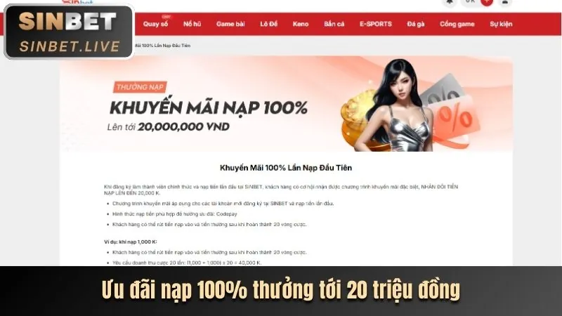 Hoàn trả không giới hạn tại sảnh casino